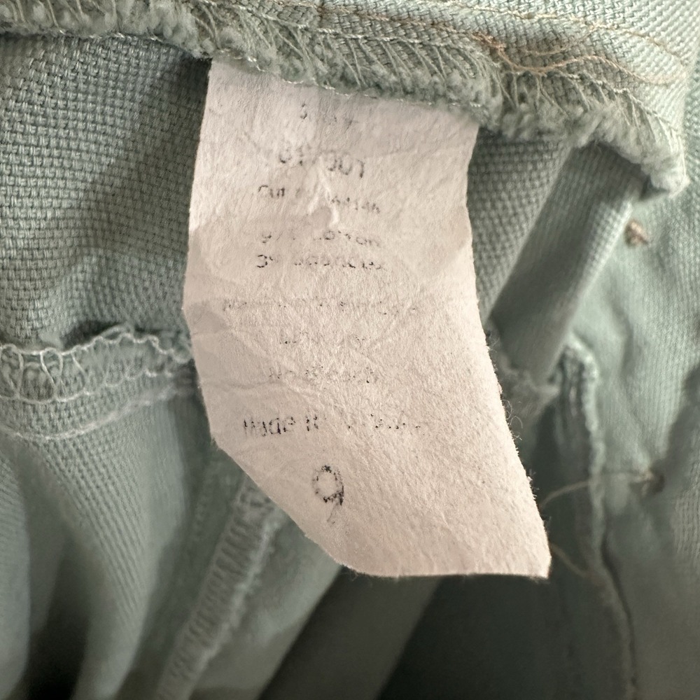 Alloy Rare Women's Light Green Flare Pants Size 9 Made‎ In USA - Picture 10 of 13
